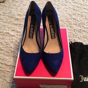 Juicy Couture electric blue Gina-size 8M.